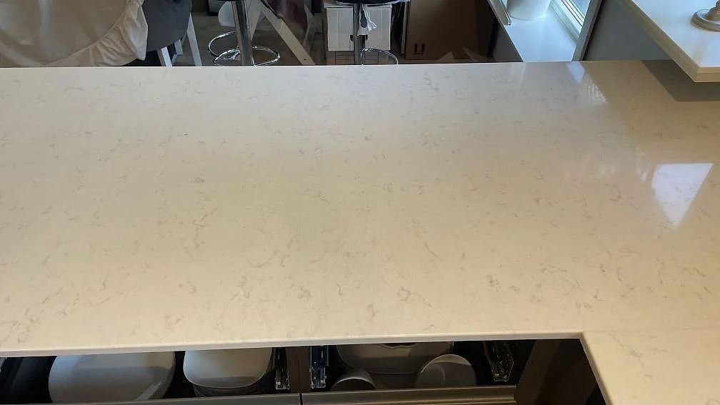 Køkkenbordplade i Silestone Lagoon, Hörby – billede 5