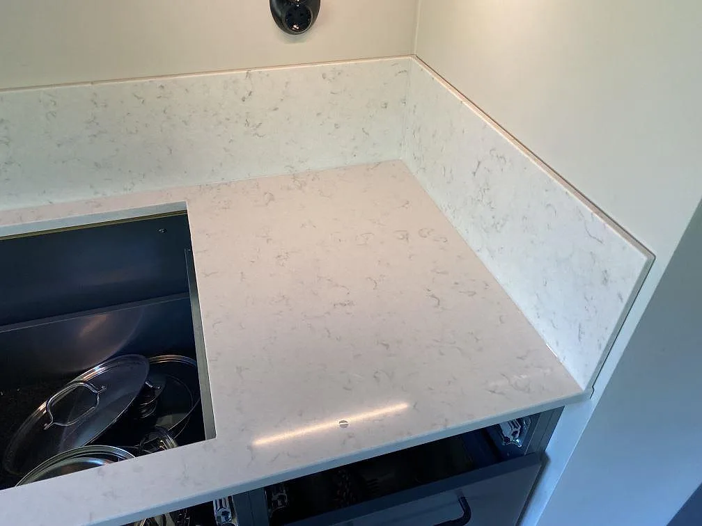 Køkkenbordplade i Silestone Lagoon, Hovås – billede 4