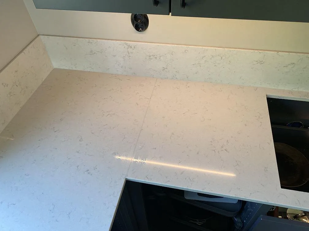 Køkkenbordplade i Silestone Lagoon, Hovås – billede 6