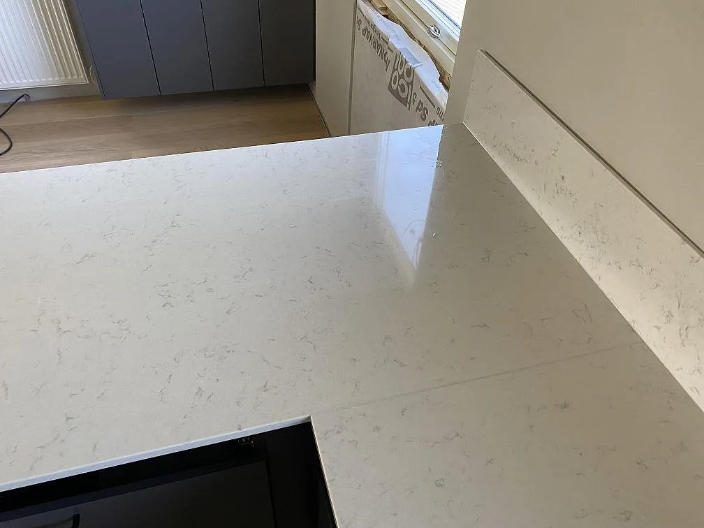 Køkkenbordplade i Silestone Lagoon, Hovås – billede 7
