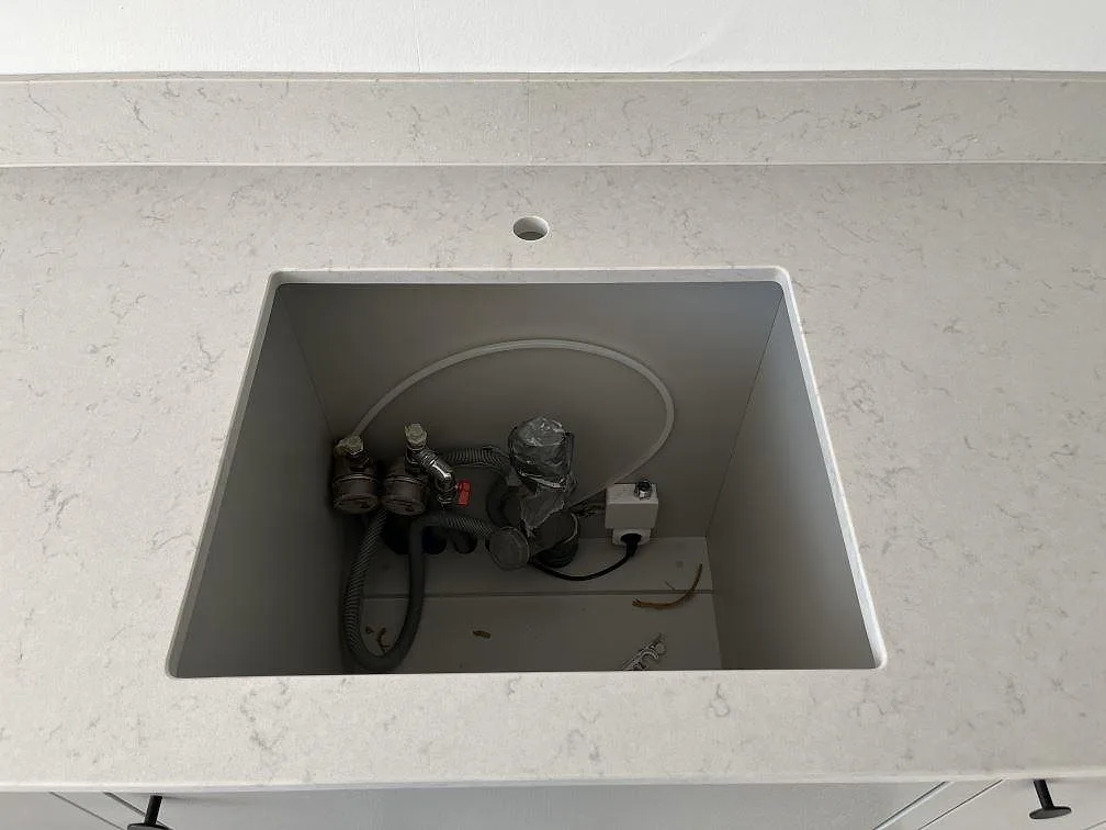 Køkkenbordplade i Silestone Lagoon, København – billede 8