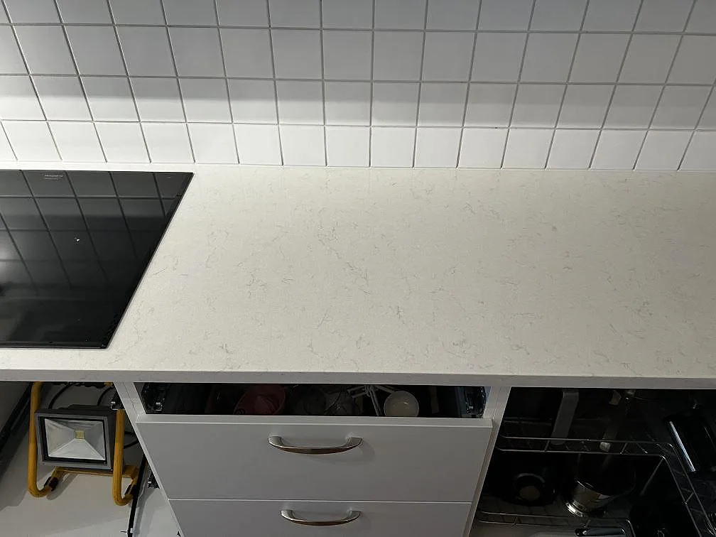 Køkkenbordplade i Silestone Lagoon, Kungsbacka – billede 4