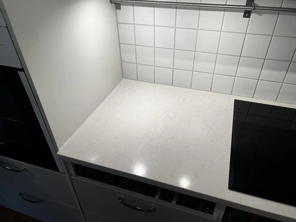 Køkkenbordplade i Silestone Lagoon, Kungsbacka – billede 3