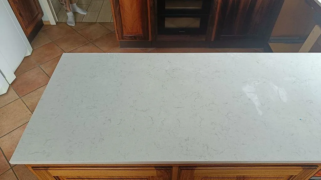 Køkkenbordplade i Silestone Lagoon, Löberöd – billede 3