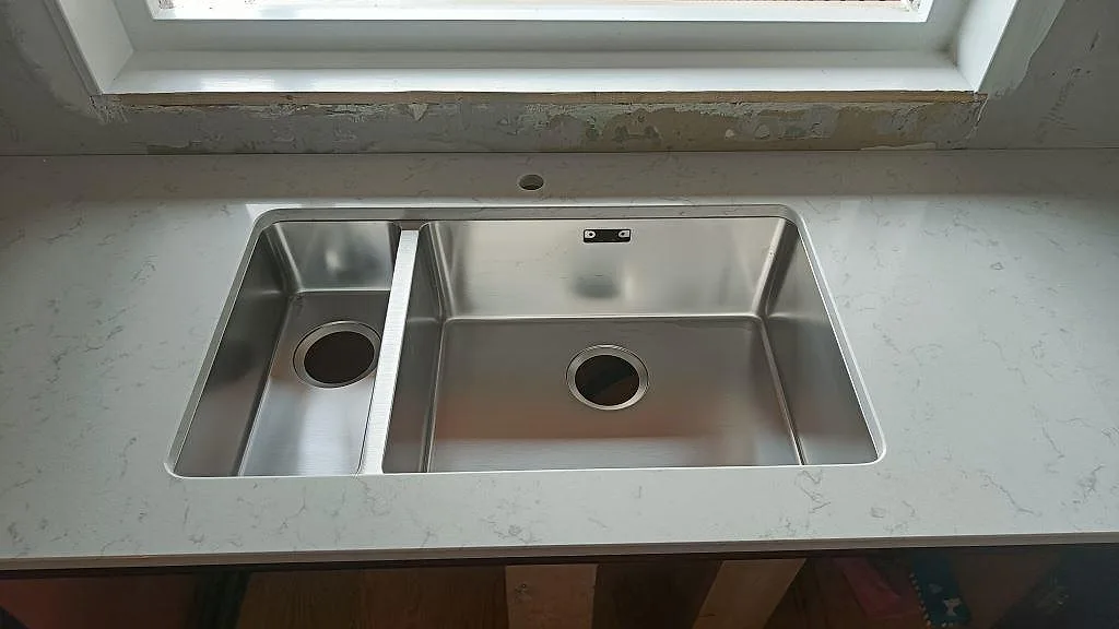 Køkkenbordplade i Silestone Lagoon, Löberöd – billede 2