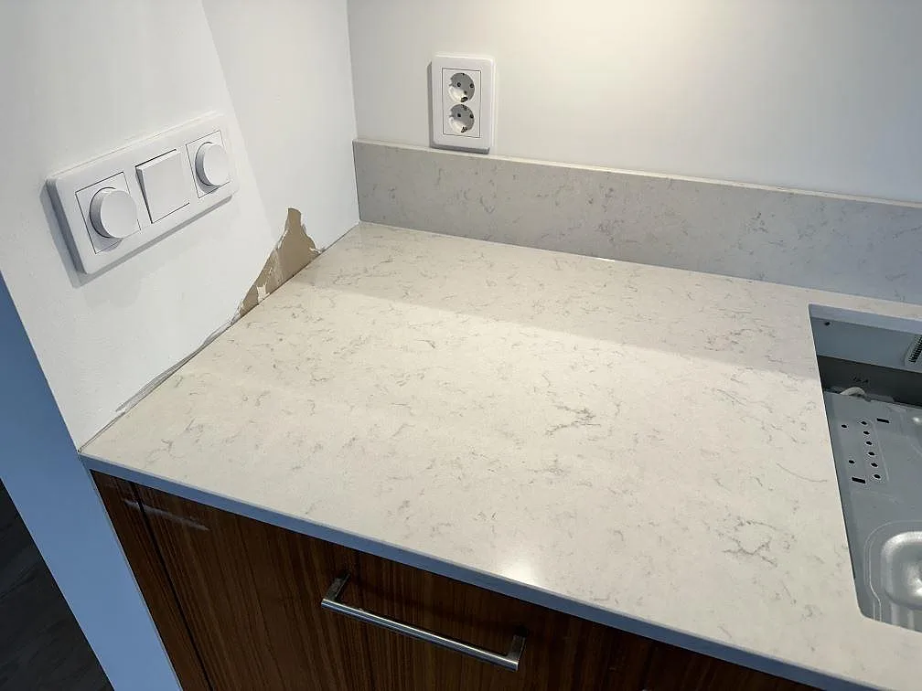 Køkkenbordplade i Silestone Lagoon, Lomma – billede 5
