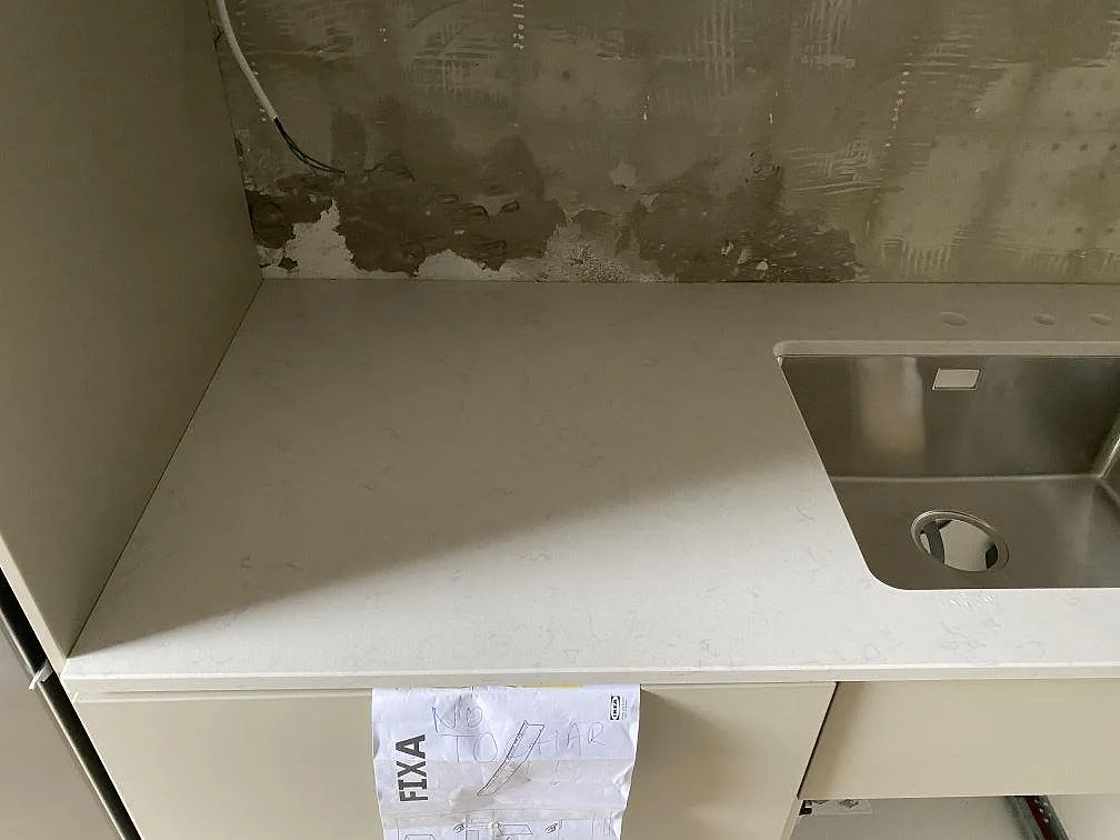 Køkkenbordplade i Silestone Lagoon, Malmö – billede 6