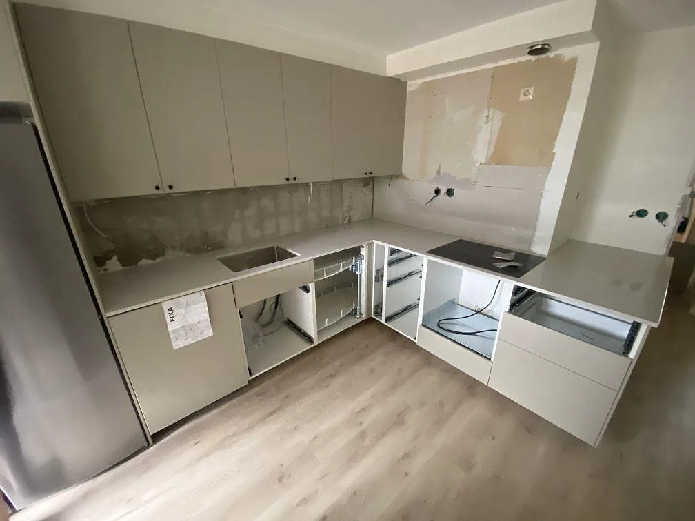 Køkkenbordplade i Silestone Lagoon, Malmö – billede 2