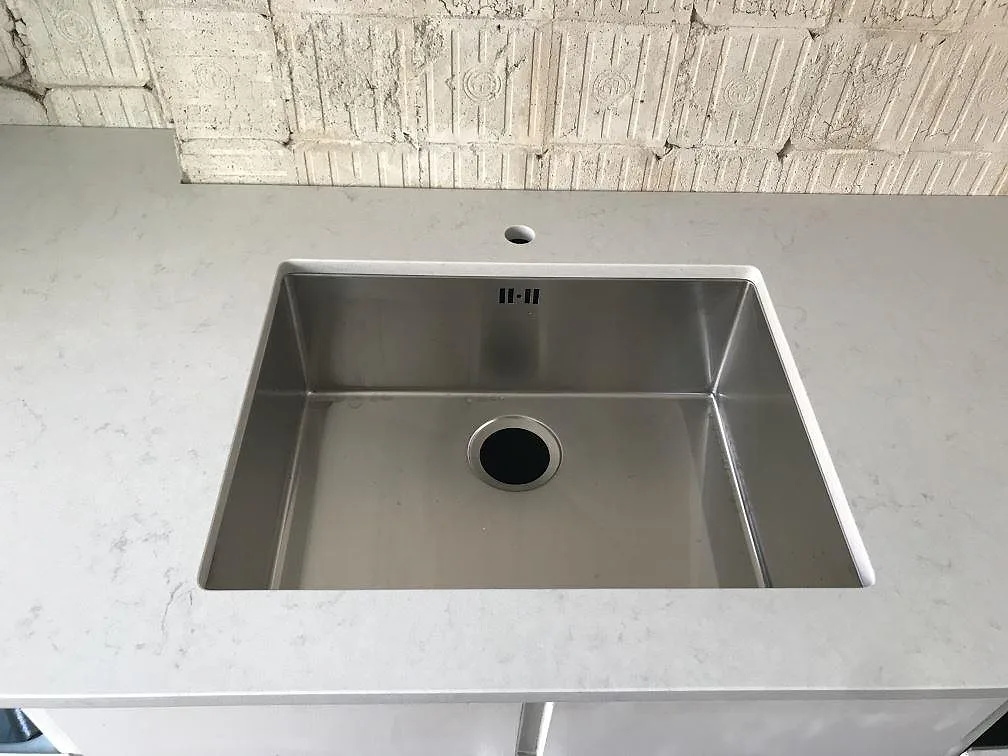 Køkkenbordplade i Silestone Lagoon, Malmö – billede 3