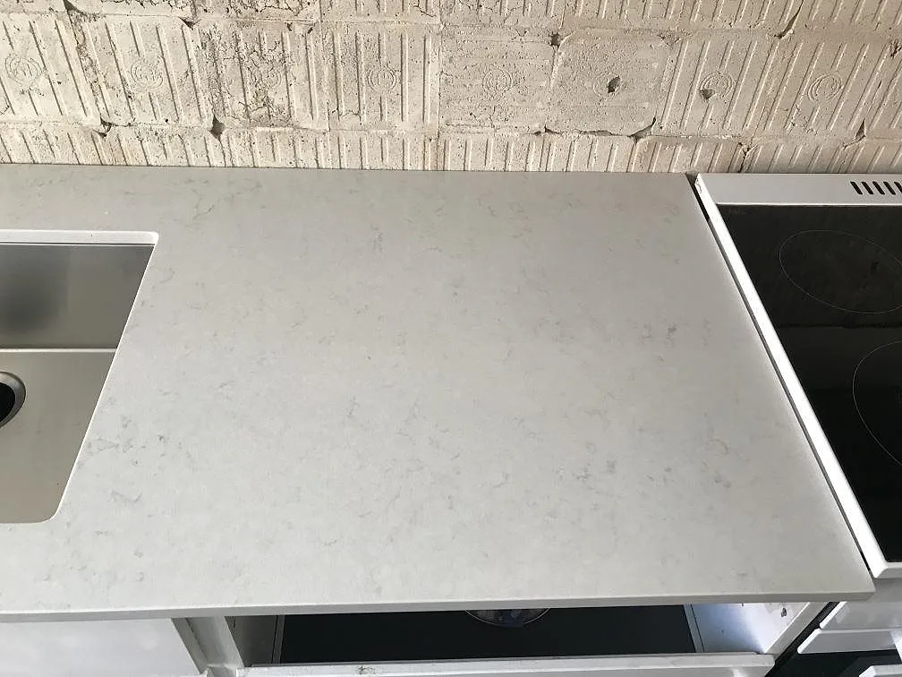 Køkkenbordplade i Silestone Lagoon, Malmö – billede 2