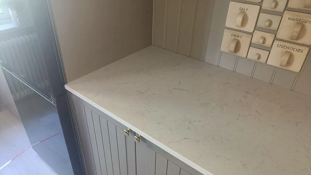 Køkkenbordplade i Silestone Lagoon, Mariestad – billede 8