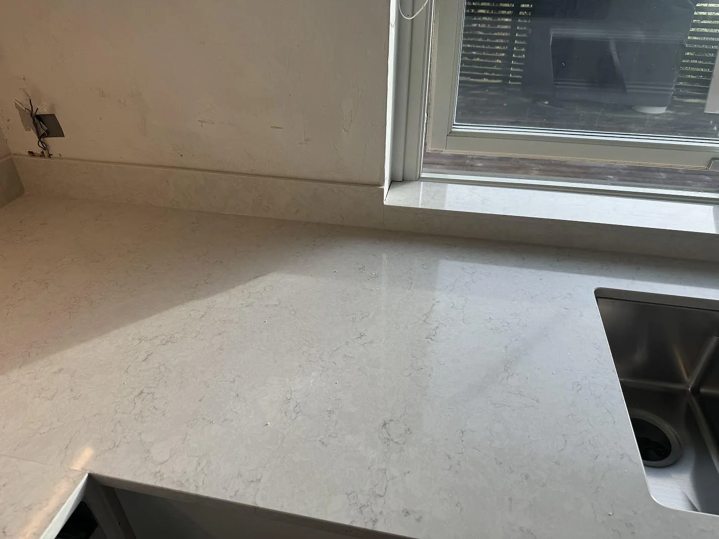Køkkenbordplade i Silestone Lagoon, Pixbo – billede 4