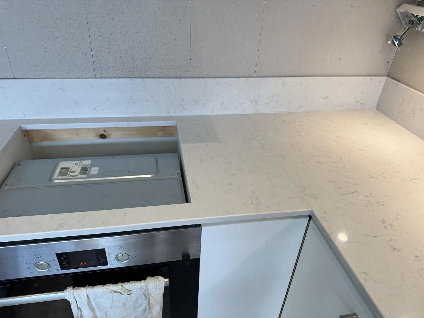 Køkkenbordplade i Silestone Lagoon, Växjö – billede 6