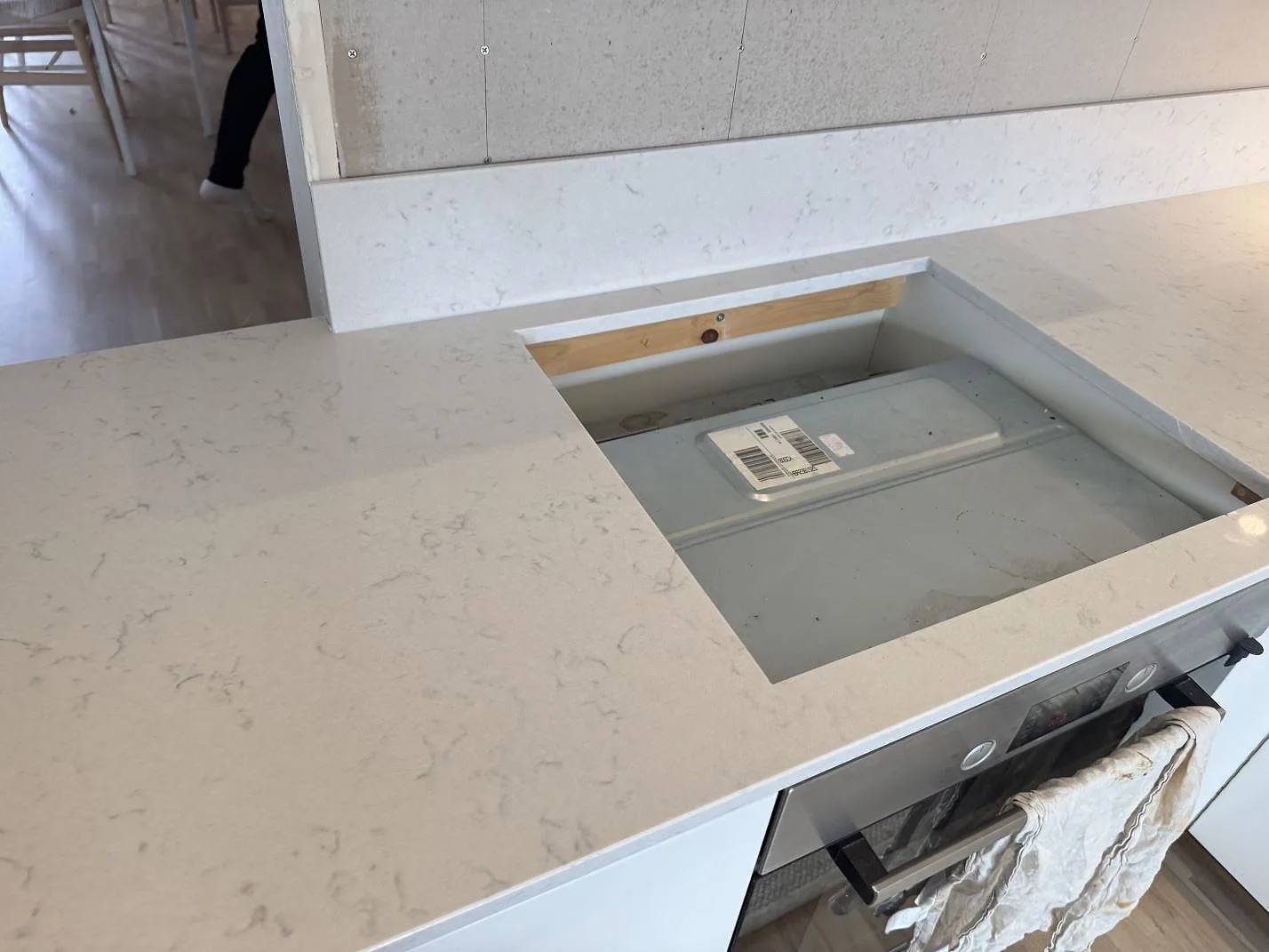 Køkkenbordplade i Silestone Lagoon, Växjö – billede 7