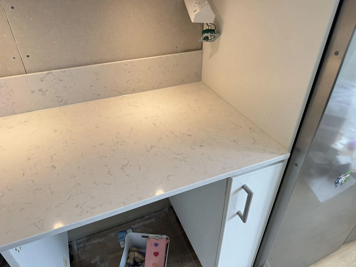 Køkkenbordplade i Silestone Lagoon, Växjö – billede 5