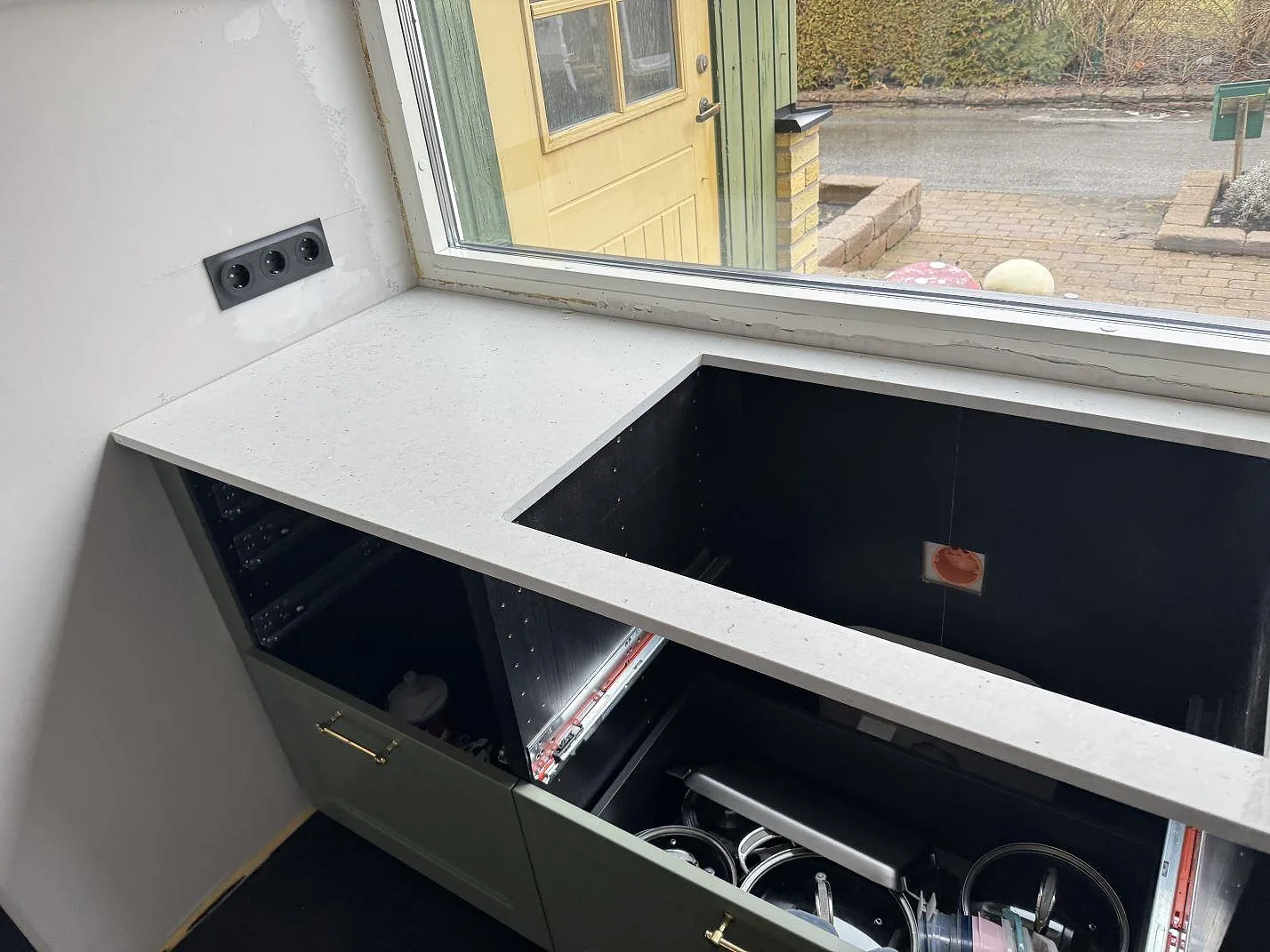 Køkkenbordplade i Silestone Lime Delight, Åkarp – billede 6