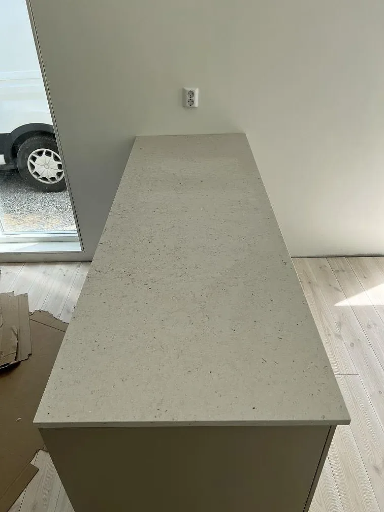 Køkkenbordplade i Silestone Lime Delight, Borgholm – billede 7
