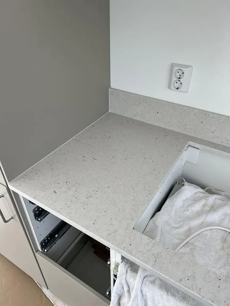 Køkkenbordplade i Silestone Lime Delight, Borgholm – billede 5