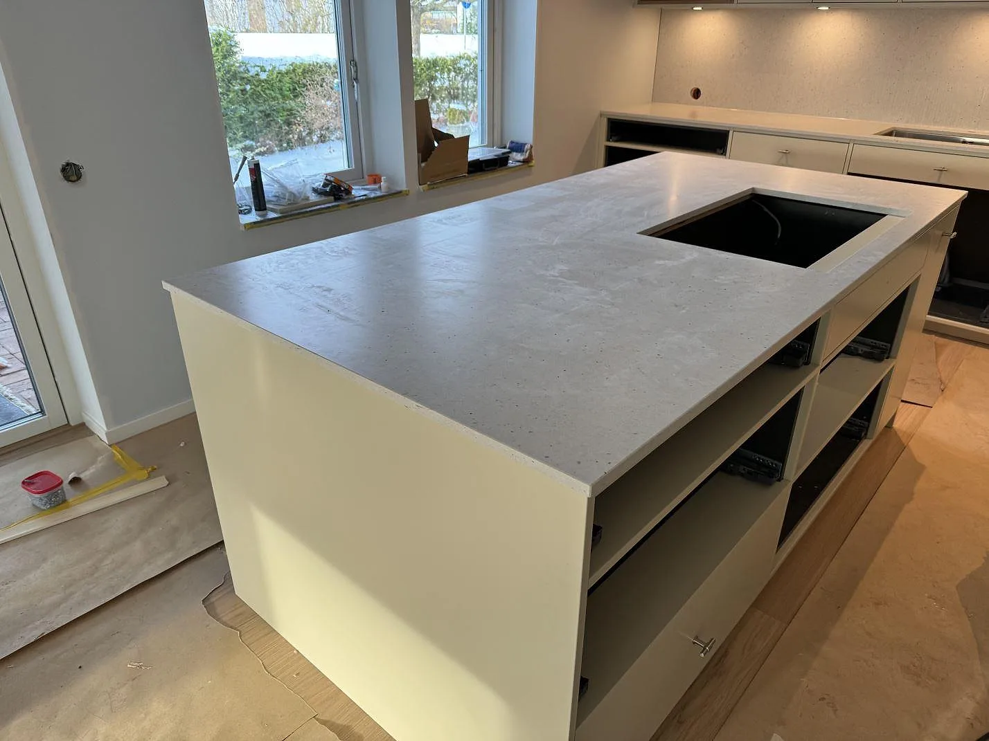 Køkkenbordplade i Silestone Lime Delight, Höganäs – billede 2