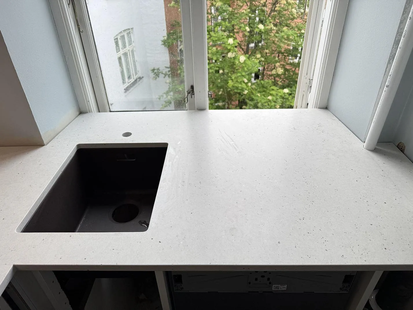 Køkkenbordplade i Silestone Lime Delight, København K – billede 2