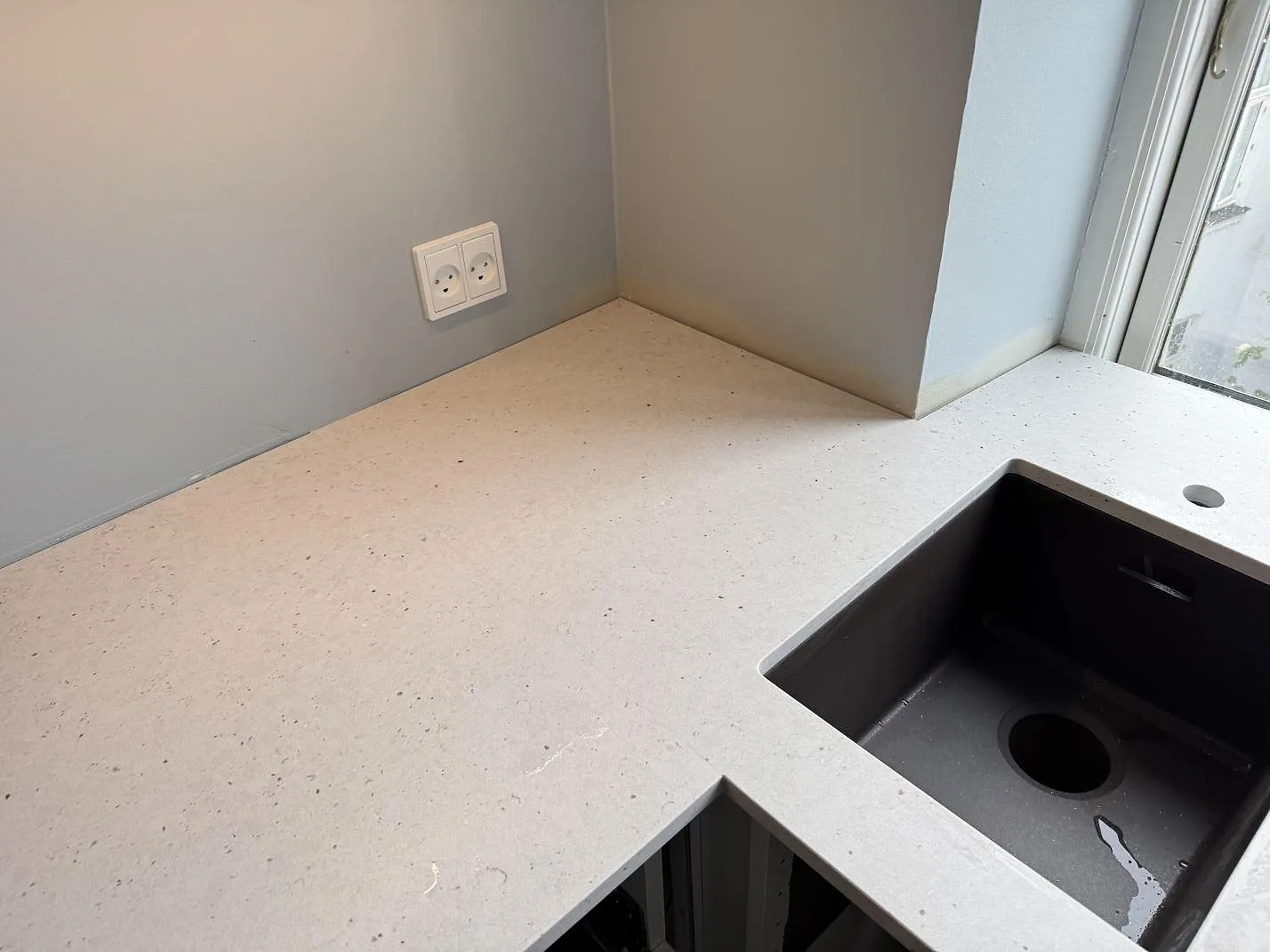 Køkkenbordplade i Silestone Lime Delight, København K – billede 3