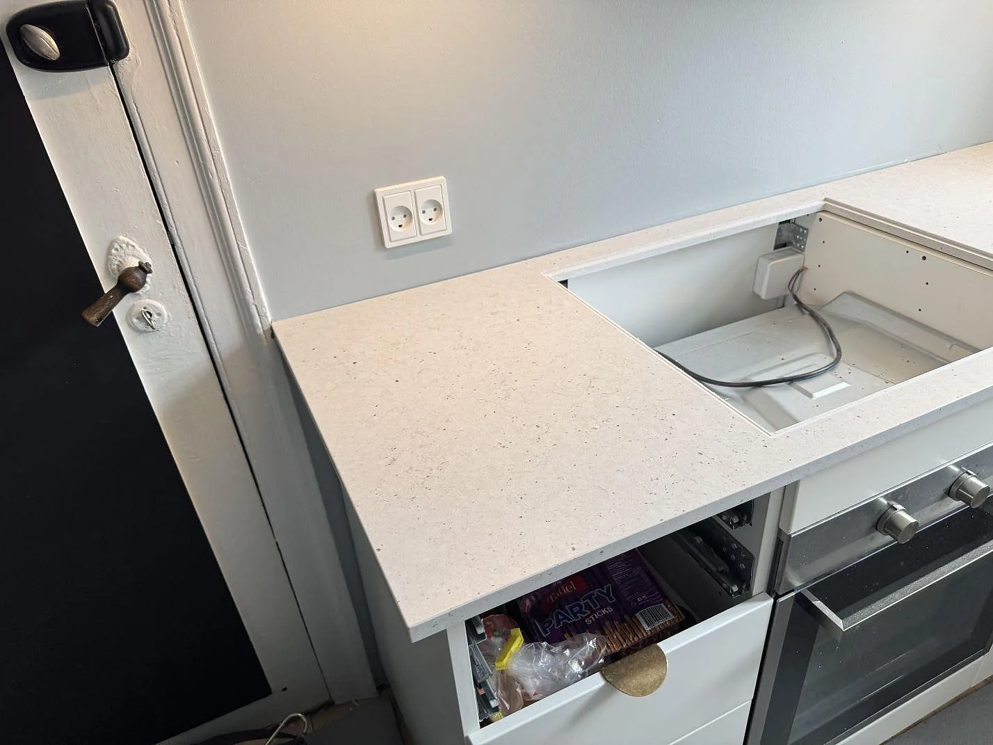 Køkkenbordplade i Silestone Lime Delight, København K – billede 8