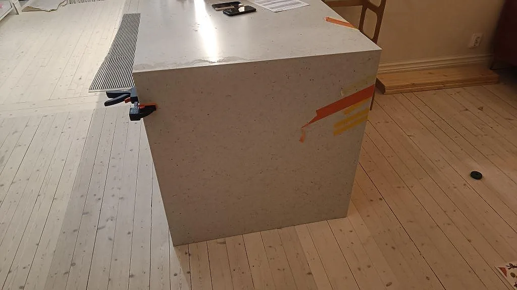 Køkkenbordplade i Silestone Lime Delight, Lund