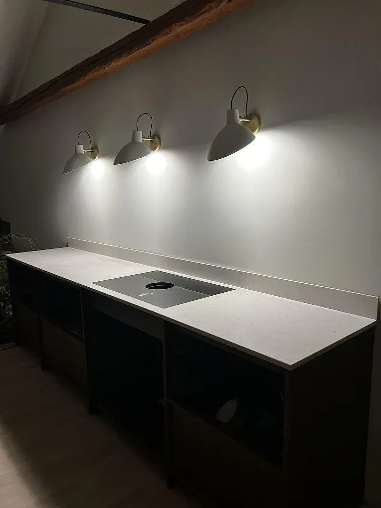 Køkkenbordplade i Silestone Lime Delight, Malmö