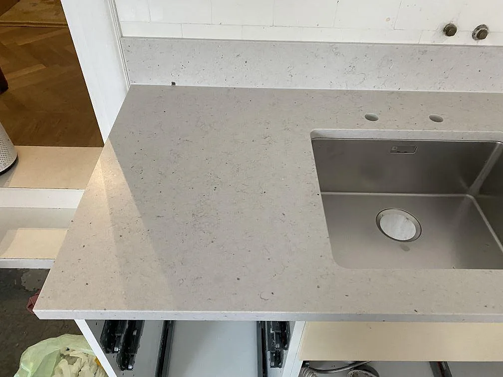 Køkkenbordplade i Silestone Lime Delight, Malmö – billede 4