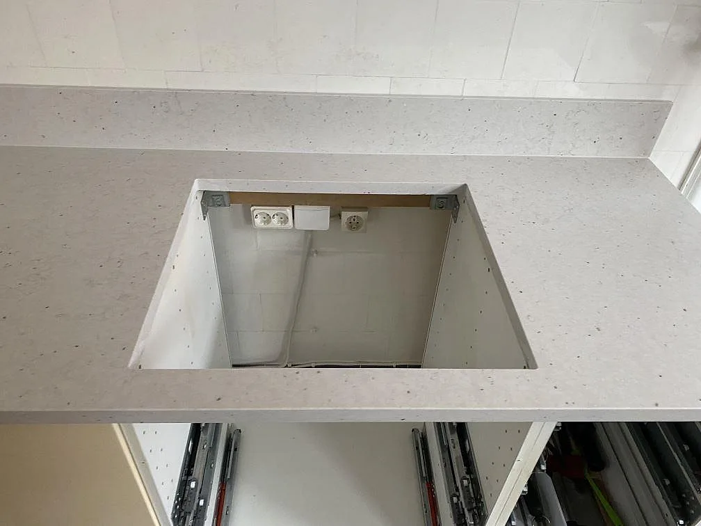 Køkkenbordplade i Silestone Lime Delight, Malmö – billede 7