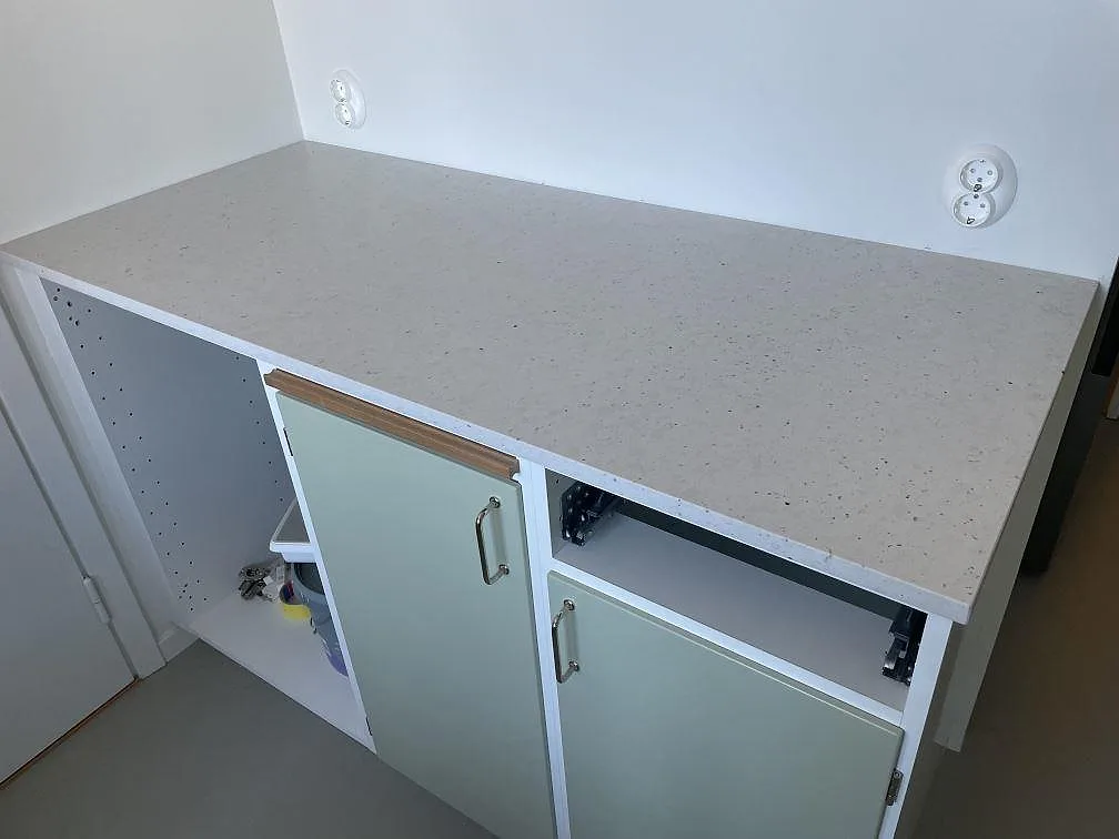 Køkkenbordplade i Silestone Lime Delight, Stockholm – billede 2