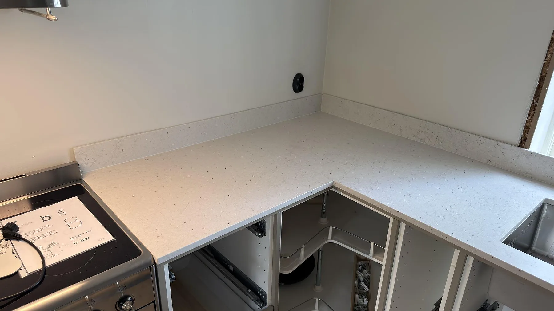 Køkkenbordplade i Silestone Lime Delight, Vänge – billede 4