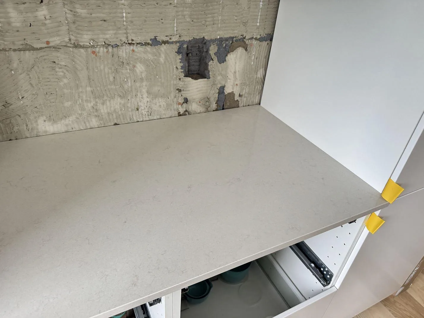 Køkkenbordplade i Silestone Linen Cream, Bunkeflostrand – billede 7