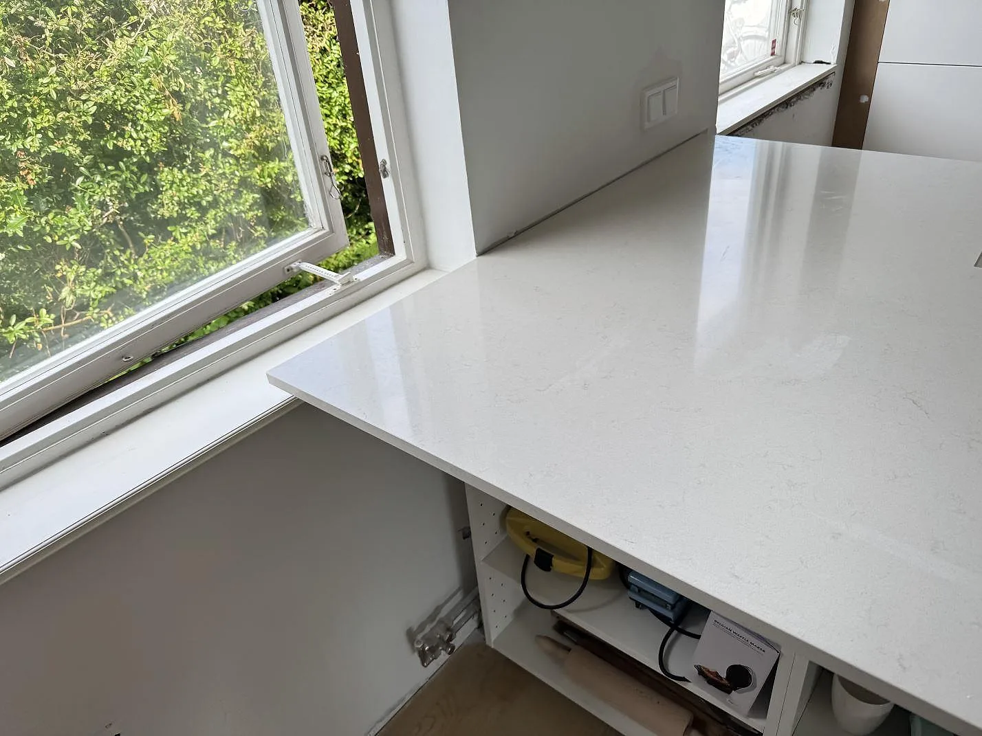 Køkkenbordplade i Silestone Linen Cream, Bunkeflostrand – billede 4