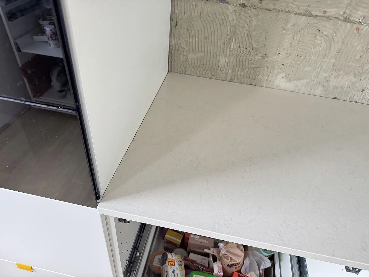 Køkkenbordplade i Silestone Linen Cream, Bunkeflostrand – billede 6