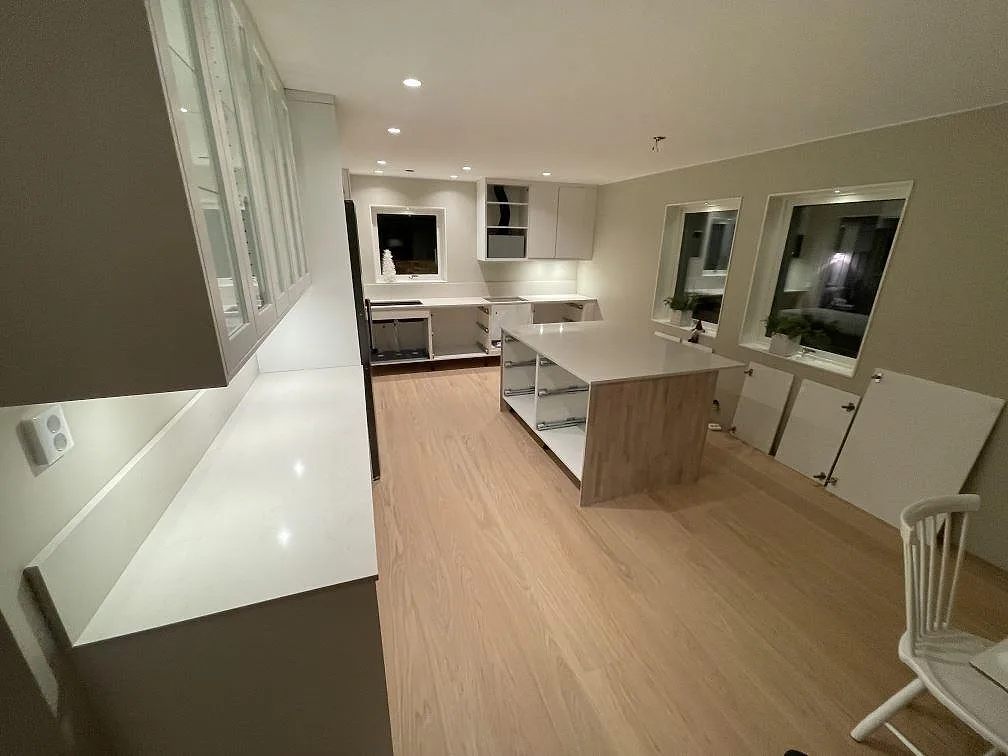 Køkkenbordplade i Silestone Linen Cream, Falun – billede 2