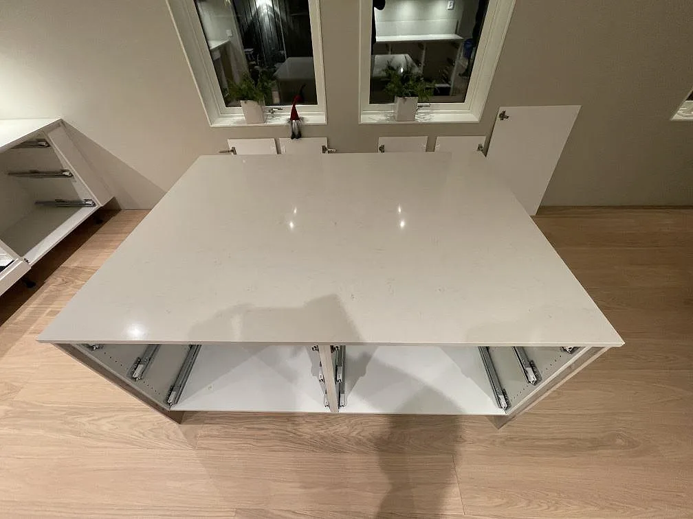 Køkkenbordplade i Silestone Linen Cream, Falun – billede 3