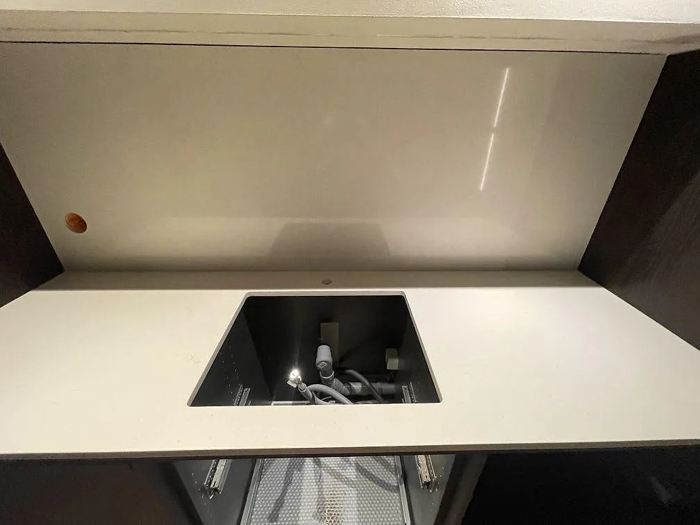 Køkkenbordplade i Silestone Linen Cream, Hägersten – billede 2