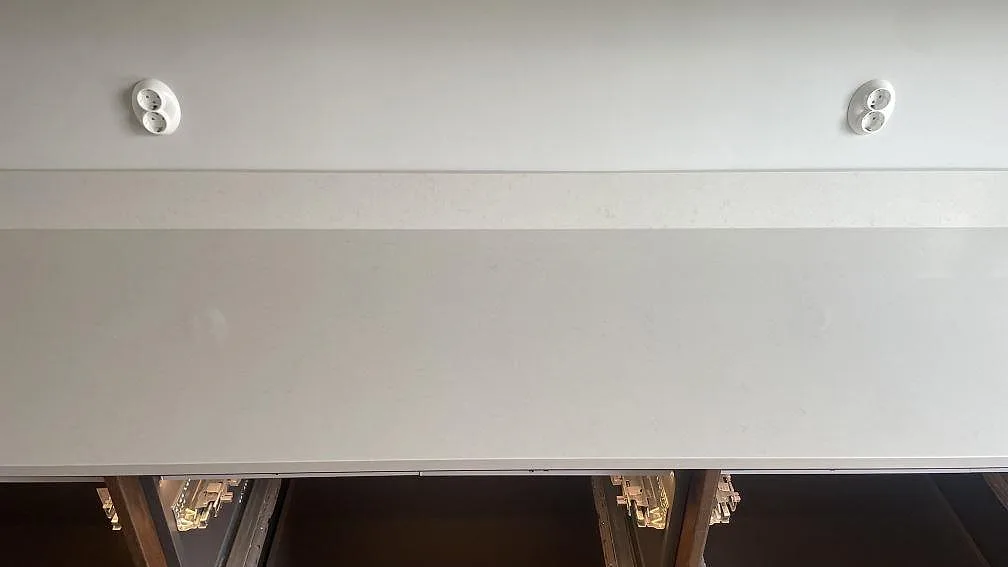 Køkkenbordplade i Silestone Linen Cream, Halmstad – billede 7