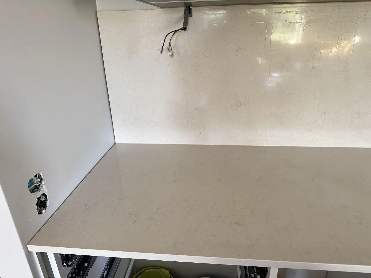 Køkkenbordplade i Silestone Linen Cream, Hjärup – billede 7