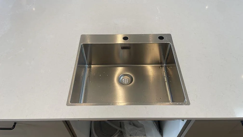 Køkkenbordplade i Silestone Linen Cream, Hornslet – billede 3