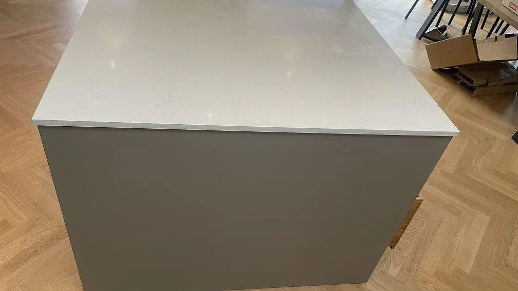 Køkkenbordplade i Silestone Linen Cream, Hornslet – billede 5