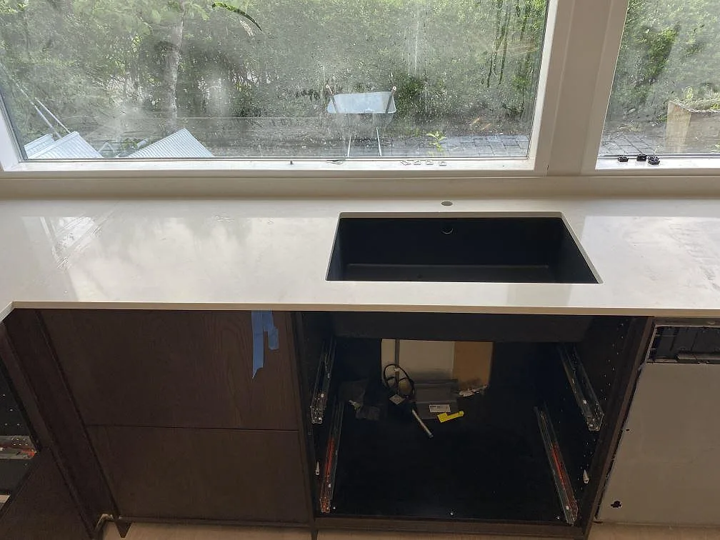 Køkkenbordplade i Silestone Linen Cream, Malmö – billede 3