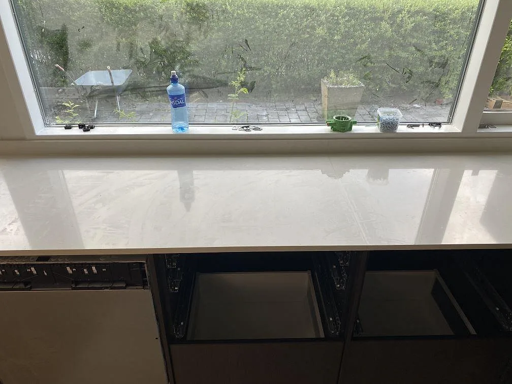 Køkkenbordplade i Silestone Linen Cream, Malmö – billede 7