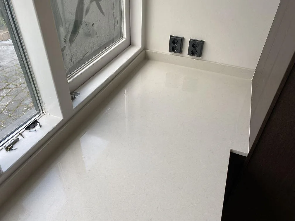 Køkkenbordplade i Silestone Linen Cream, Malmö – billede 8