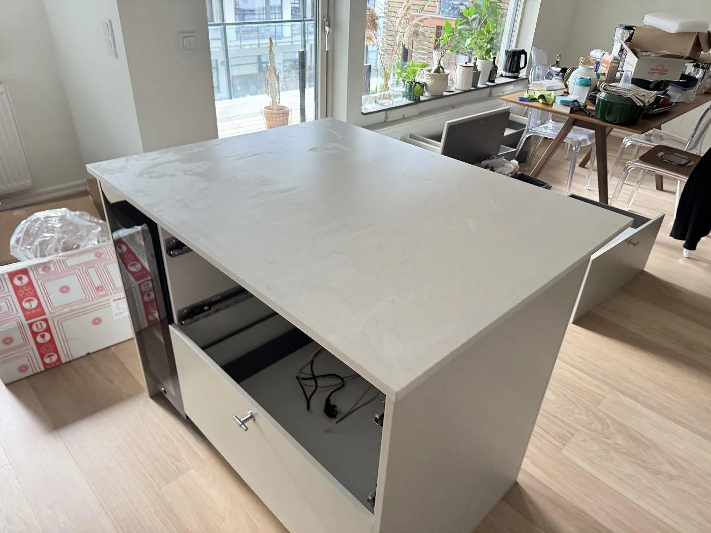 Køkkenbordplade i Silestone Linen Cream, Malmö – billede 4