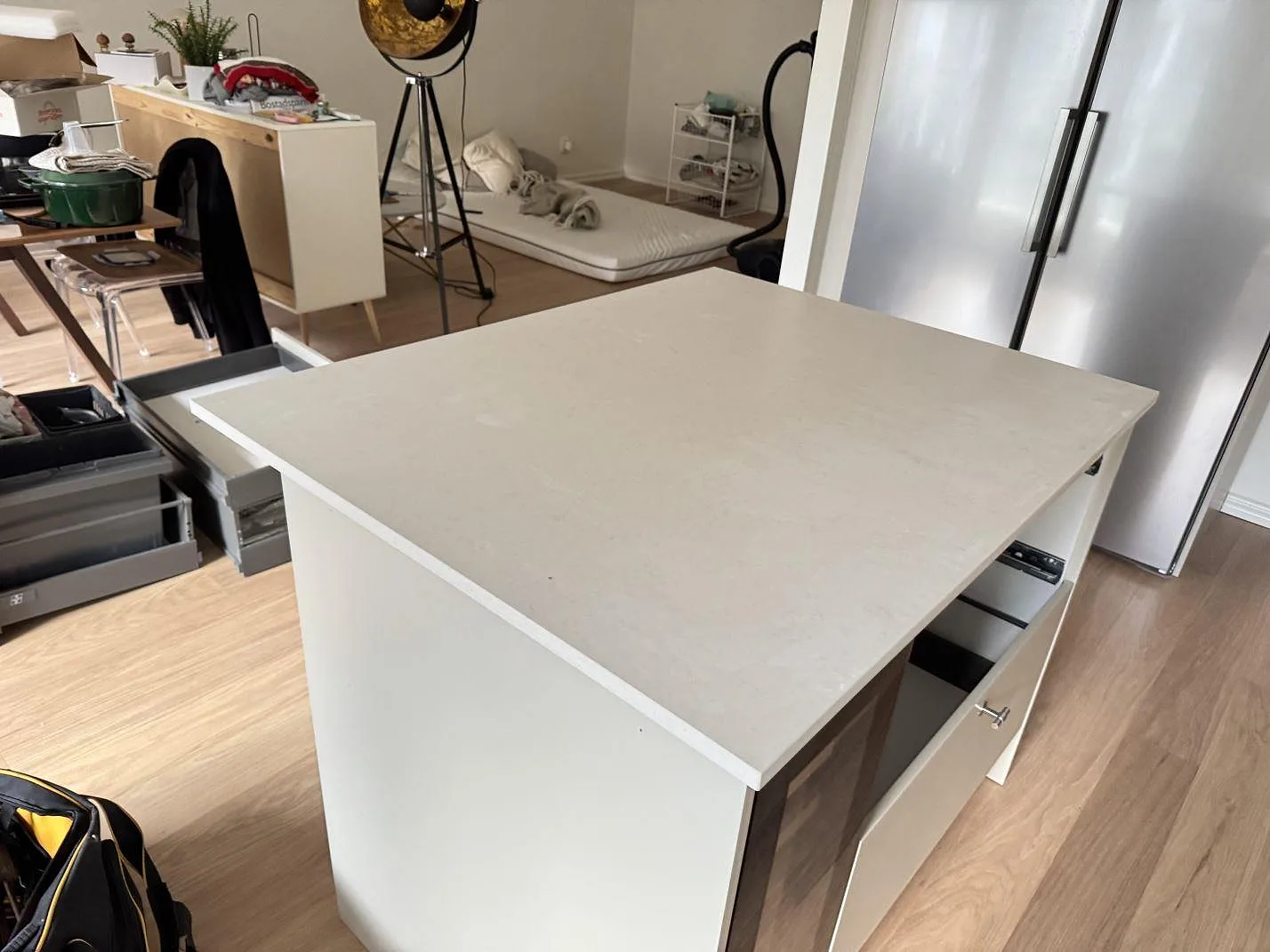 Køkkenbordplade i Silestone Linen Cream, Malmö – billede 5