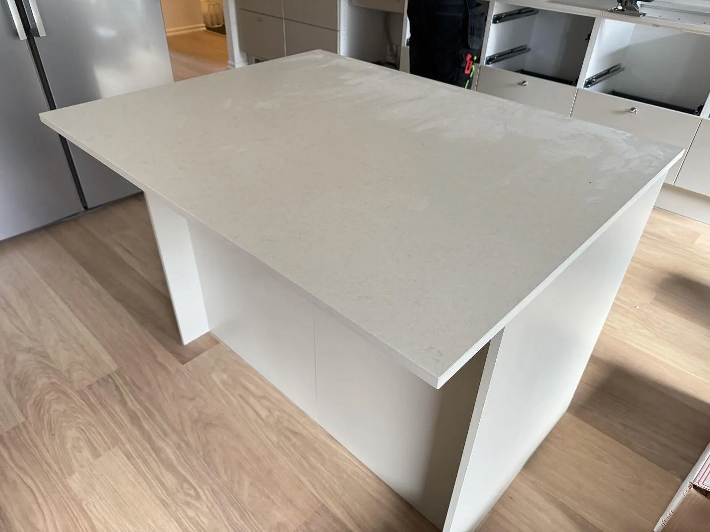 Køkkenbordplade i Silestone Linen Cream, Malmö – billede 2