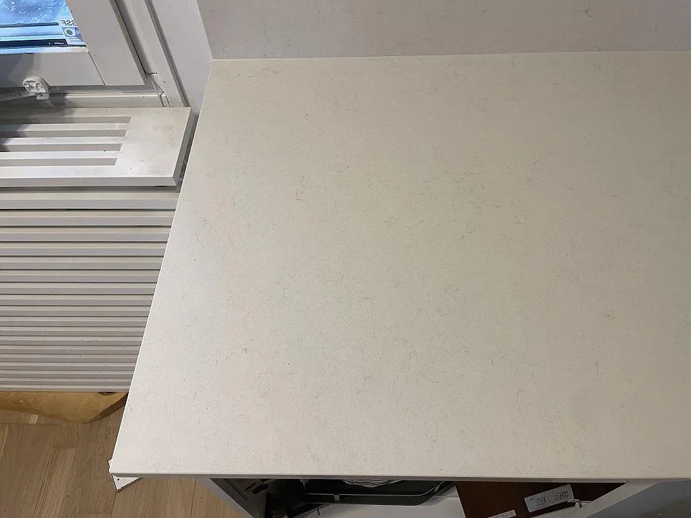 Køkkenbordplade i Silestone Linen Cream, Södertälje – billede 6