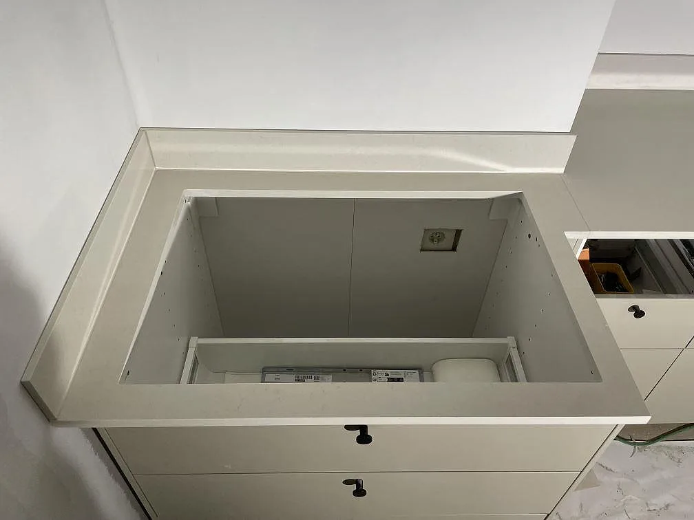 Køkkenbordplade i Silestone Linen Cream, Stockholm – billede 5